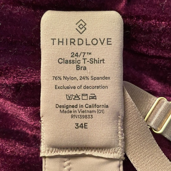 ThirdLove 24/7 Classic T-Shirt Bra - Picture 3 of 3